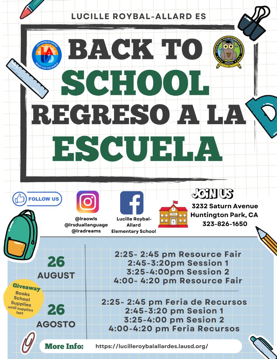 Back to School Night